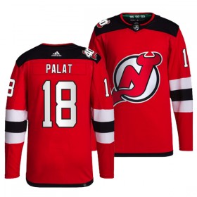 New Jersey Devils Trikot Ondrej Palat 18 Adidas Rot Authentic - Herren
